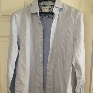 Denim & Flower Light Blue Shirt Jacket